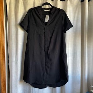 Black shift dress